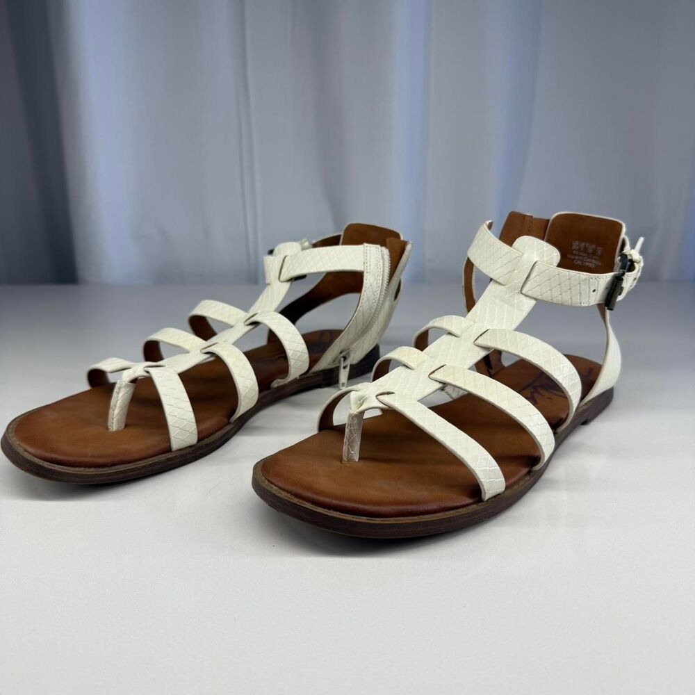 Zodiac Women's White and Cream Sandals